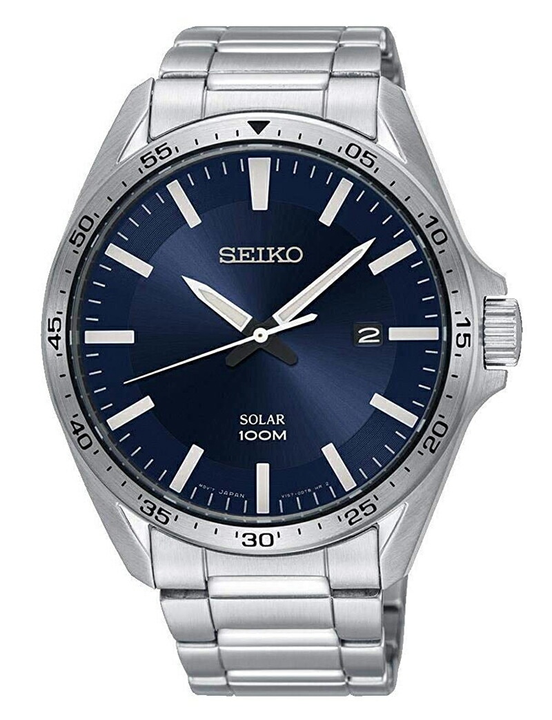 [10年保証] [製造終了 希少海外モデル] SEIKO SEIKO sne483p1 [セイコーインポート] セイコー ソーラー クオーツ 100m防水