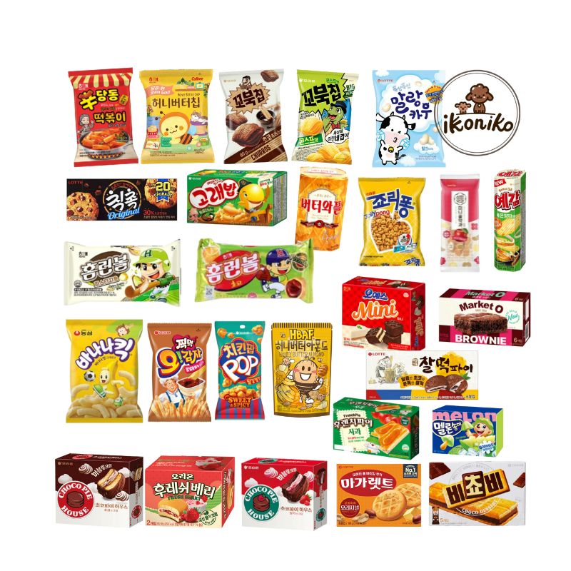 Qoo10] [韓国コンビニお菓子セット]韓国人気スナ : 食品