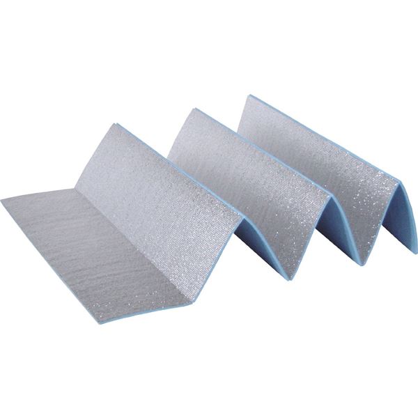 (まとめ) アルミレジャーマット/レジャーシート (折りたたみ式 ワイド) 120×180cm 厚さ8mm グランドエイト (16個セット)