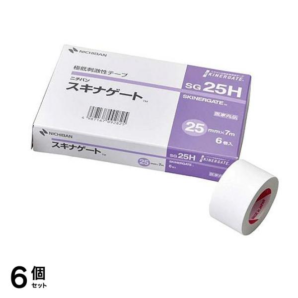 ニチバン スキナゲート スモールパック 25mm×7m 6巻入 (SG25H) 6個セット