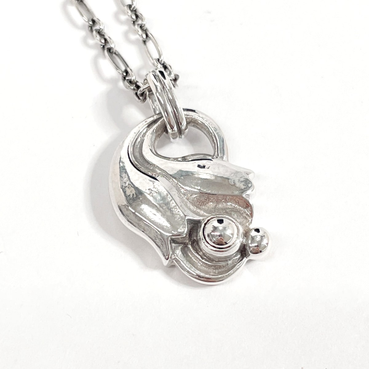 Georg Jensen ヘリテージ コレクション イヤーペンダント 1999 ネックレス シルバー シルバー925 ユニセックス