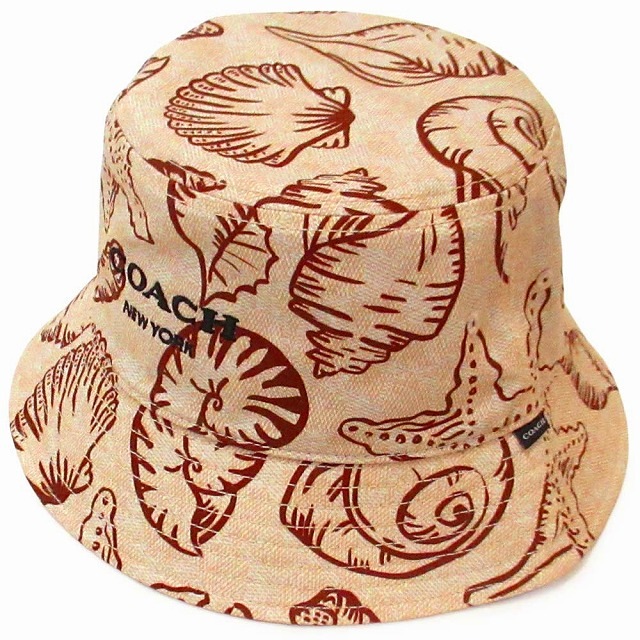 コーチ 帽子 COACH アウトレットシェルプリント バケットハット CBO66TXI　サイズ XSS