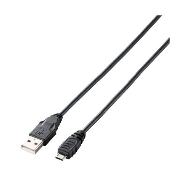（まとめ）エレコム micro-USBケーブル(A)オス-Micro(B)オス ブラック 1.0m MPA-AMB10BK 1本(×5セット) 5,963円