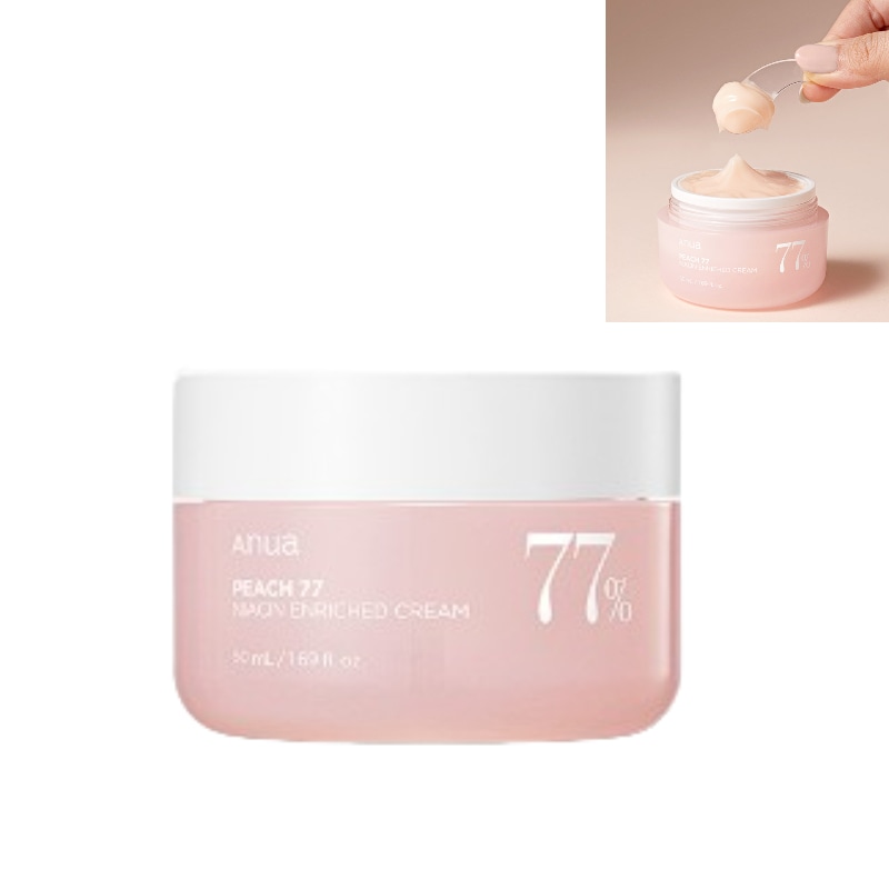 桃77％ナイアシンリッチモイスチャークリーム 50ml