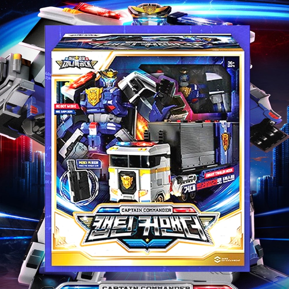 [NEW] 純正品 ミニ特攻隊 6 キャプテン コマンダー 変身ロボット 韓国 人気商品 Captain Commander