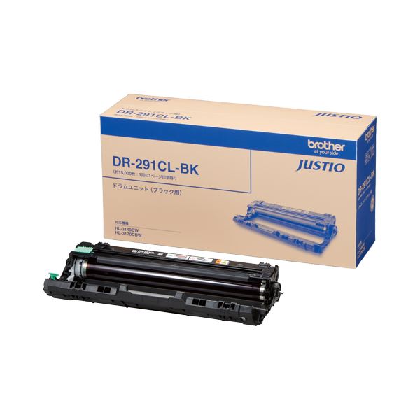 (まとめ）ブラザー BROTHER ドラムユニット ブラック用 DR-291CL-BK 1個(×3セット)
