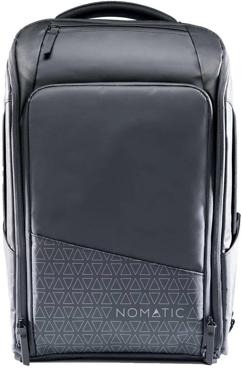 NOMATICバックパック - スリムな黒色の耐水性盗難対策 20L ノートパソコンバッグ RFID