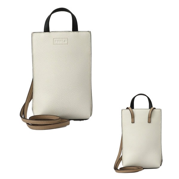 ショルダーバッグ WE00569 CAMELIA VERTICAL CROSSBODY ホワイト MARSHMALLOW+NERO+GREIGE 2742S