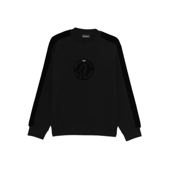 EMPORIO ARMANI Men Sweatshirts AF10013 EM005005 UC001 BLACK