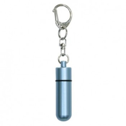 ペット供養 遺骨カプセル 大 キーホルダー ライトブルー H5.1cm 10入 060507