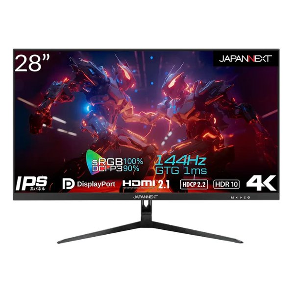 28型液晶ゲーミングディスプレイ JN-IPS28G144UHDR