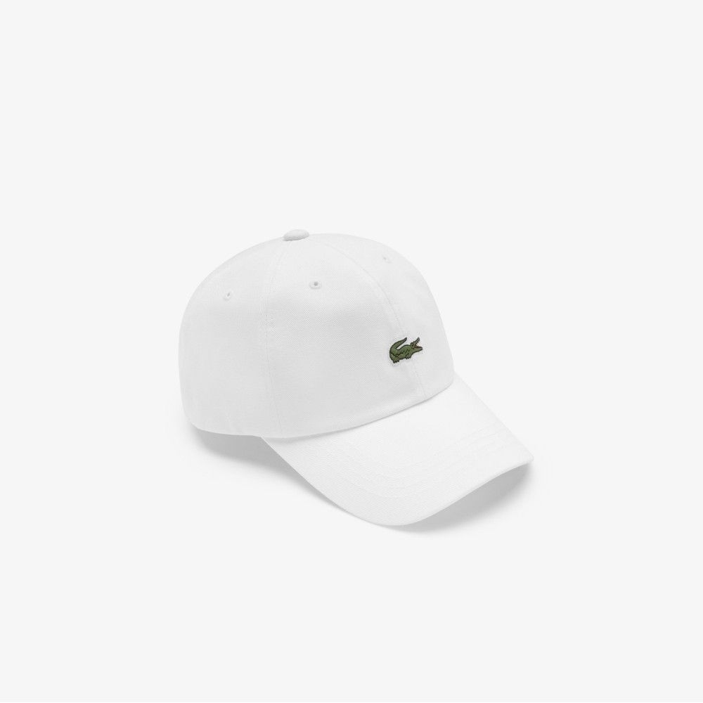 ラコステユニセックスコットンツイルベーシックベースボールキャップ RK209E-55G 001