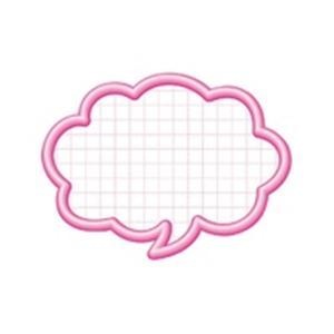 （業務用10セット）タカ印 抜型カード 16-4112 吹出中 ピンク 50枚 6,951円