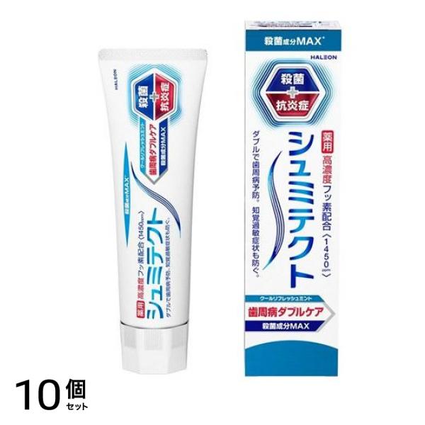 シュミテクト 歯周病ダブルケア クールリフレッシュミント 90g 10個セット
