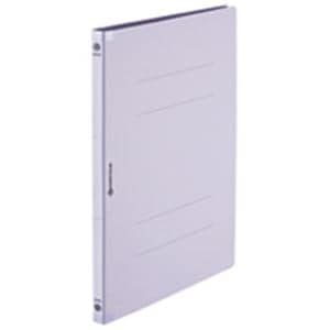 フラットファイル/紙バインダー (A4/2穴 120冊入り) 背表紙強化タイプ D128J-12VL パープル(紫)