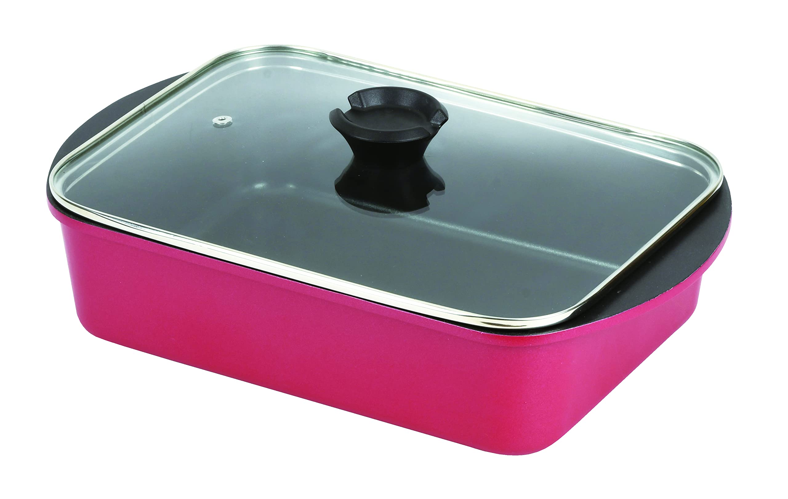 パール金属 卓上鍋 29×21cm 角型 ガラス蓋付 ふっ素加工 IH対応 オーブン対応 お手入れ簡単 ステイドリーム HB-5992 4,797円