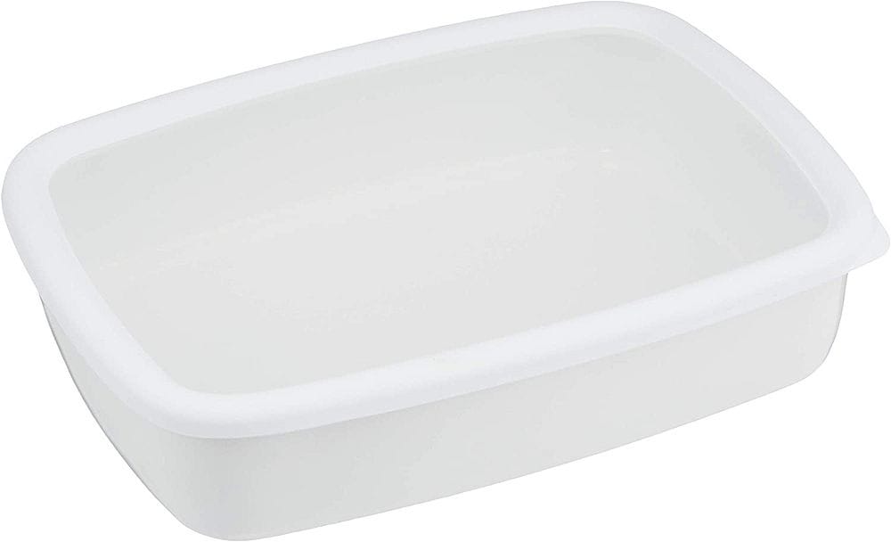 （まとめ買い）富士ホーロー 富士ホーロー 保存容器 コンテ 浅型角容器 L KE-L.LW [x3]