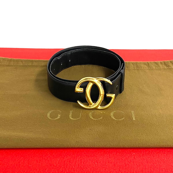 Qoo10] GUCCI ヴィンテージ GG ロゴ 金具ベルト レ