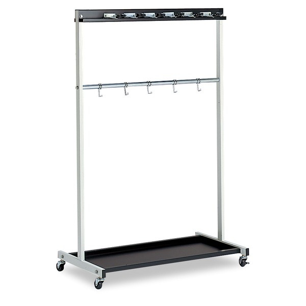 モップハンガー/清掃用品収納 RC型 12本掛け 幅93奥行50.5高さ137.5cm 業務用 施設 店舗