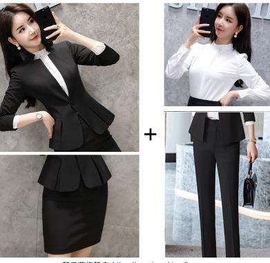 セット セットアップ ブラウス ジャケット スラックス スーツ タイトスカート 袖あり 長袖 ボリュームスリーブ デザイン 美ライン ニュアンス 2点セット 4点セット お得 カラバリ かわいい