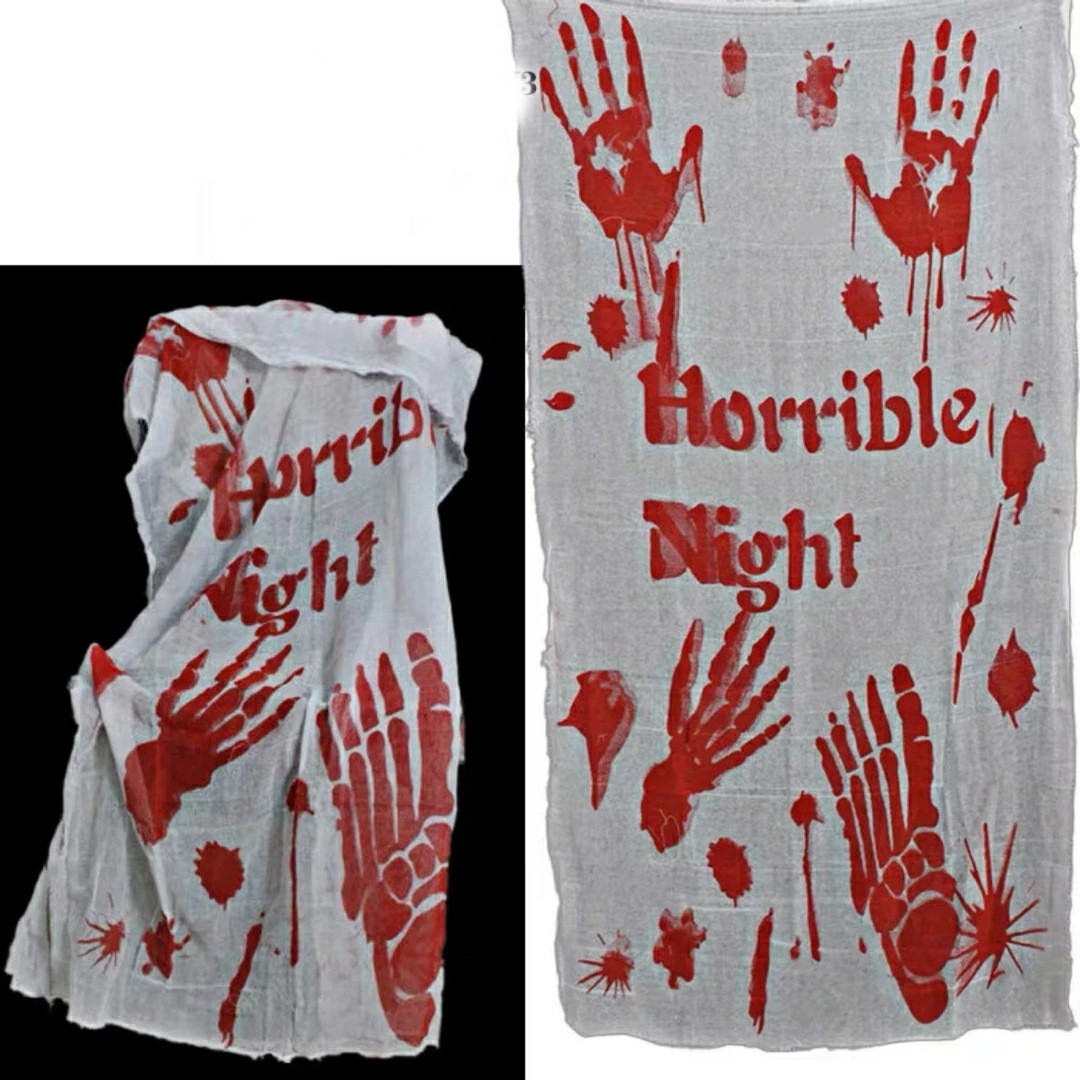 A061199ハロウィン 飾り 家飾り 装飾ドア 玄関飾り 背景布 壁装飾 店舗 のれん