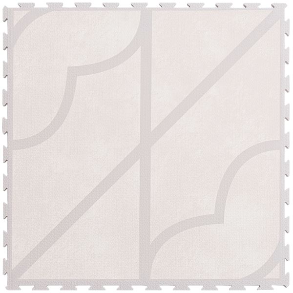 [9枚入] ジョイントマット キュロス アイボリー 約60x60x1.2cm