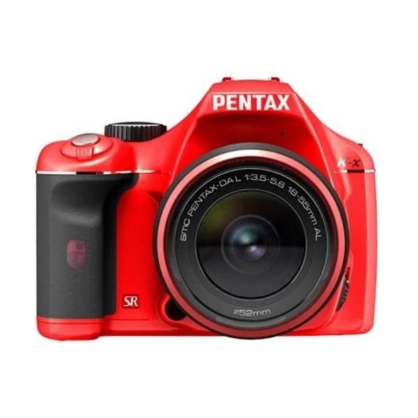 【中古】ペンタックス PENTAX K-x レンズキット レッド SDカード付き SDカード付き