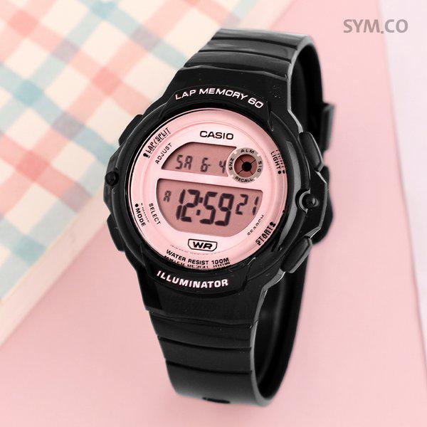 LWS-1200H-1A2 ラップメモリー デジタル レディース スポーツ ランニングウォッチ レディース ウレタンウォッチ d