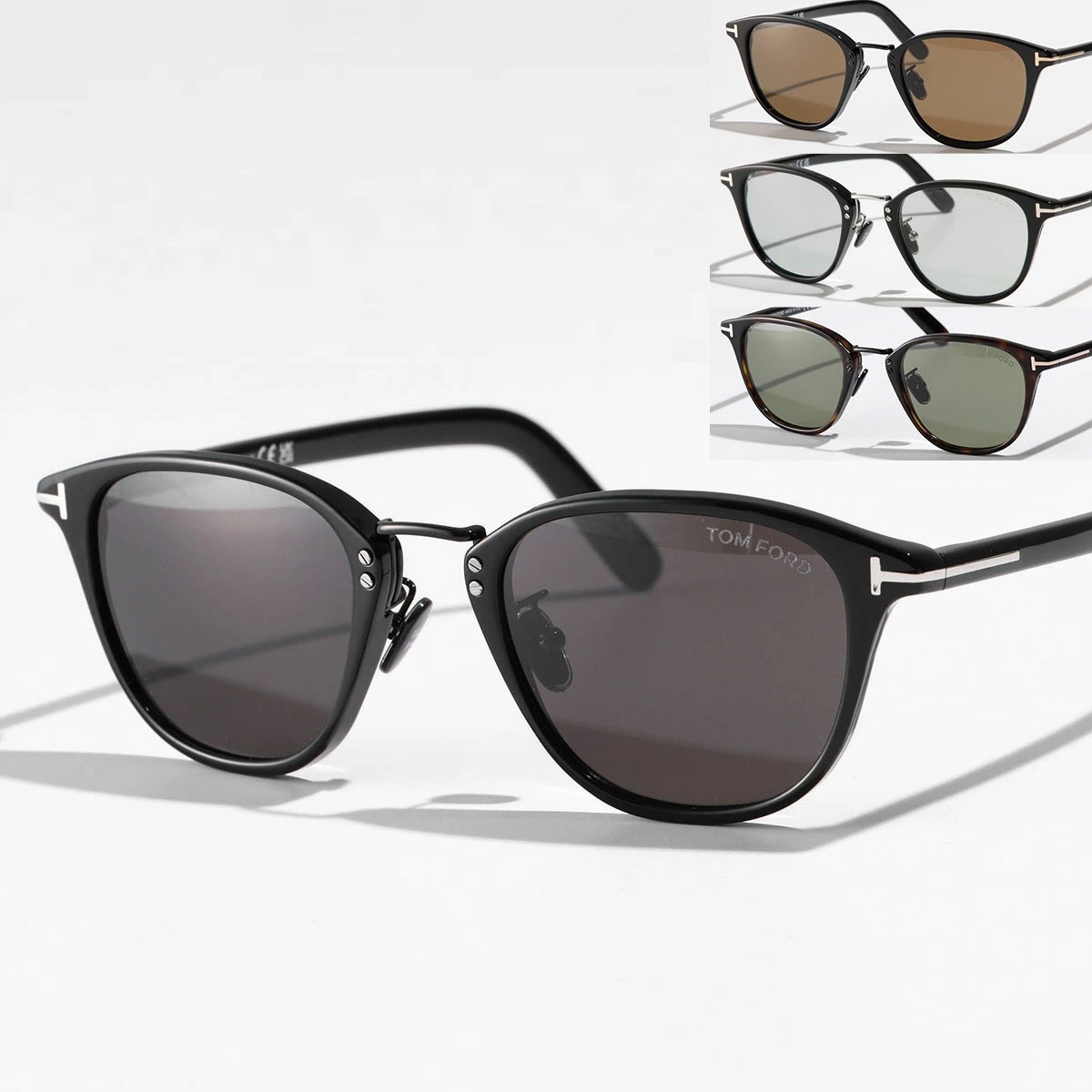 TOM FORD トムフォード サングラス TF1049-D FT1049-D メンズ ウェリントン型 セルフレーム アジアンフィット ロゴ メガネ 眼鏡 カラー4色
