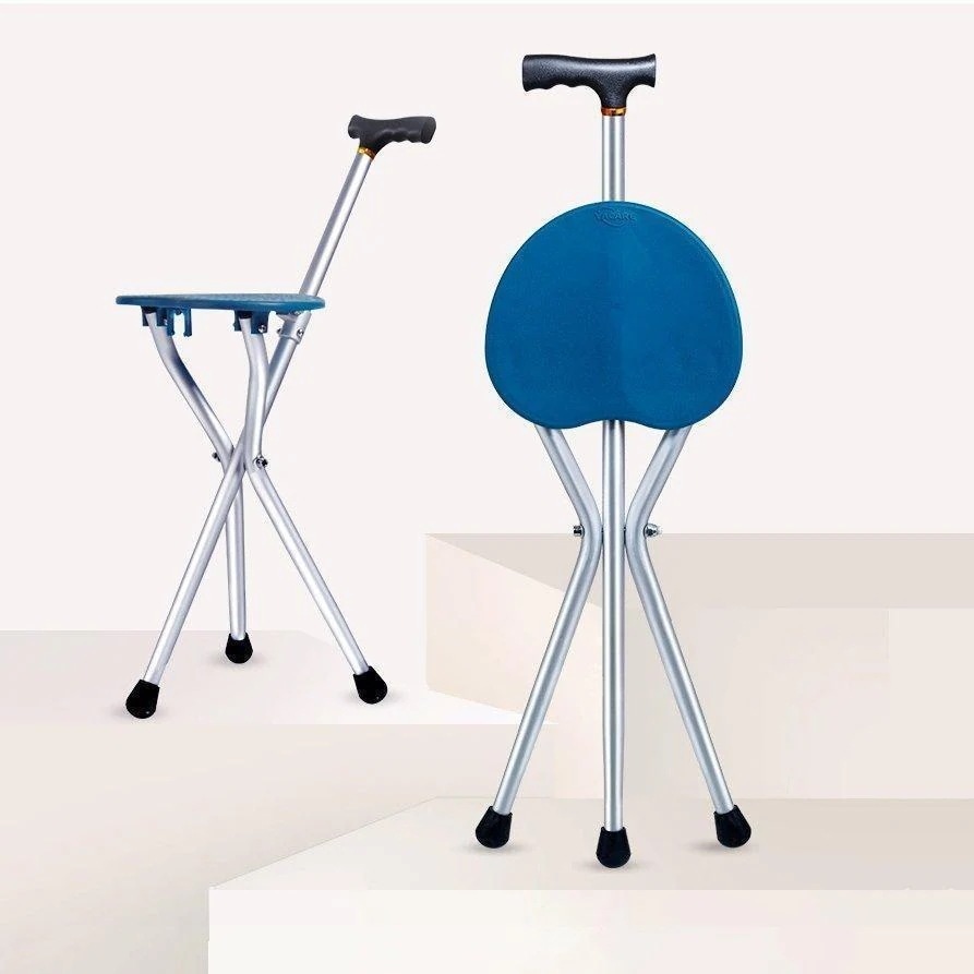 【1つ買うと10個もらえる】メガ割ステッキチェア 椅子付き ステッキ 杖 折りたたみ ハイグレード ワンタッ 軽量 スタイリッシュ 折畳み式 便利 ゴルフ観戦 釣り お寄り 高齢者