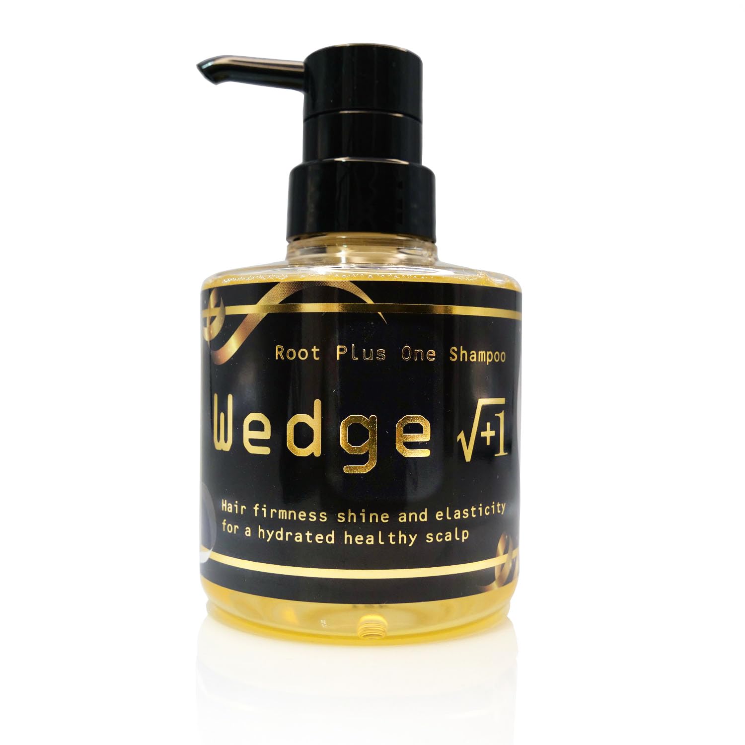 ヘアサロン・美容室向けスカルプケアメーカー 三資堂製薬 ハイエンド スカルプシャンプー【ルートプラスワン Wedge シャンプー】頭皮ケア スカルプケア 抜け毛 日本製 (300ml)