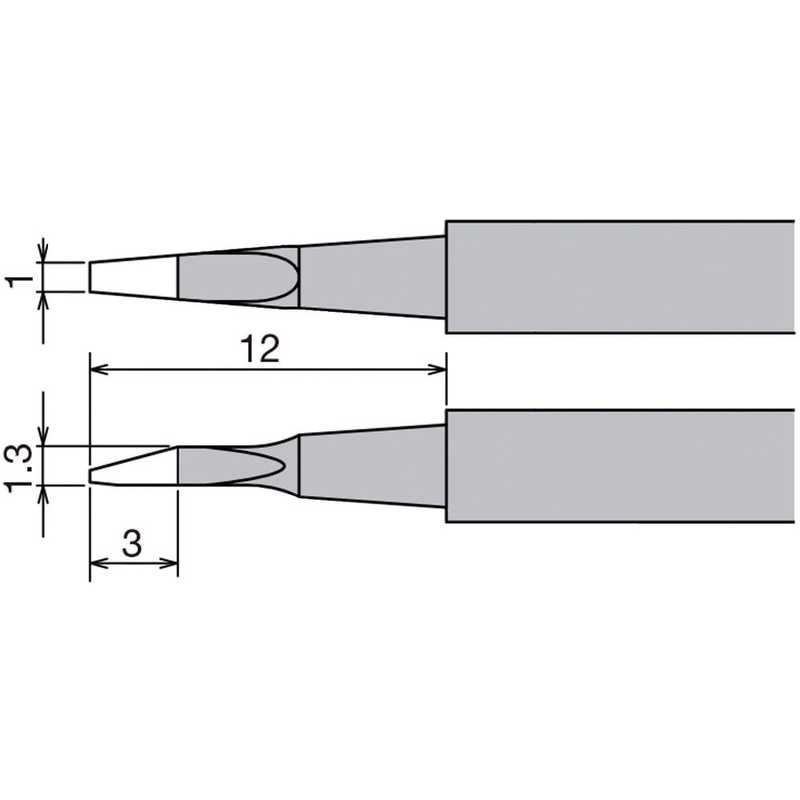 太洋電機産業　グット 替こて先 XST-80G用　XST-80HRT-1
