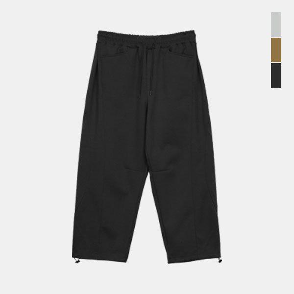男性デイリーライン切開ストリング合布ワイドパンツSCONP012