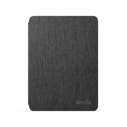 【Kindle Paperwhite・Kindle Paperwhiteシグニチャーエディション 第12世代用】Amazon純正 ファブリックカバー (ブラック)