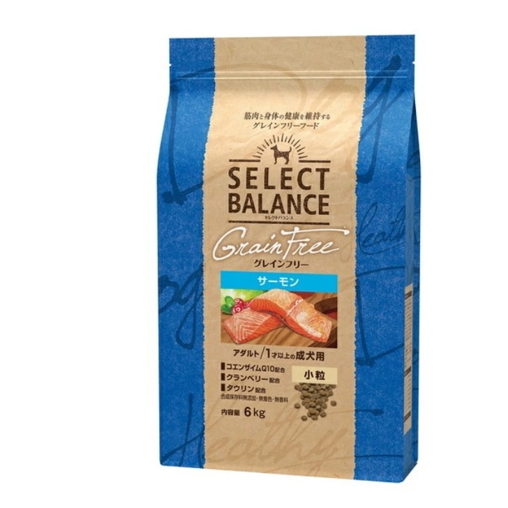 グレインフリー アダルト サーモン 小粒 １才以上の成犬用 6ｋｇ 正規品 ドッグフード ドライフード 犬のごはん 成犬