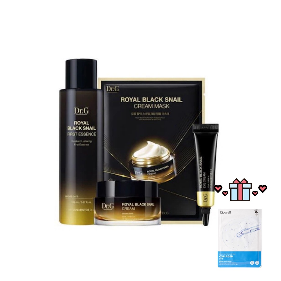 ロイヤル ブラック スネイル スペシャル セット + マスクパックの追加贈呈