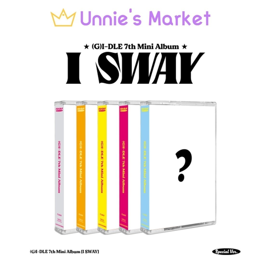 [SET] (G)I-DLE - I SWAY(MC) Special Ver. 7th Mini Album