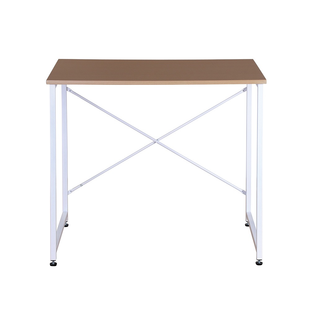 【安心保証付き】【WF301556AAAオフィスチェア+パソコンデスク セット】【ナチュラル】シンプルデスク　簡易デスク 木製　机　ワークデスク93