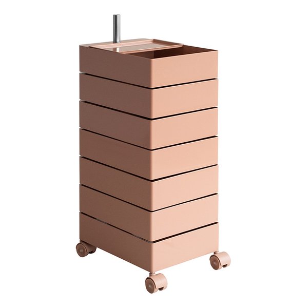 マルチワゴン Pluna プルーナ 7段/高さ94cm/ライトピンク WG-H002/LPK