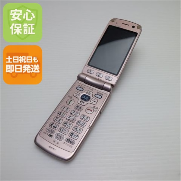 超美品 F-09B らくらくホン7 ピンク DoCoMo ガラケー FUJITSU Fー09B 91