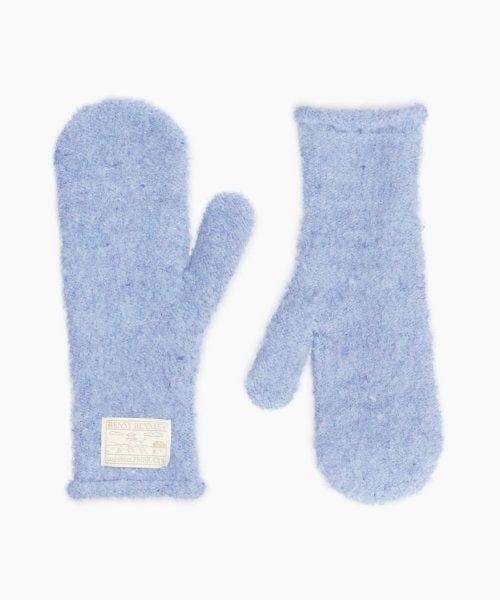 RENNYRENNIE_TEDDY LONG GLOVES [ SKY BLUE ]