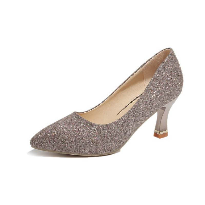 777円OFFクーポン 走れる ポインテッドトゥ パンプス レディース 春夏 走れるパンプス 低反発 痛くない 履きやすい 美脚 ポインテッドトゥ ヒール ラメ キラキラ 結婚式 入学式 卒園式 大き