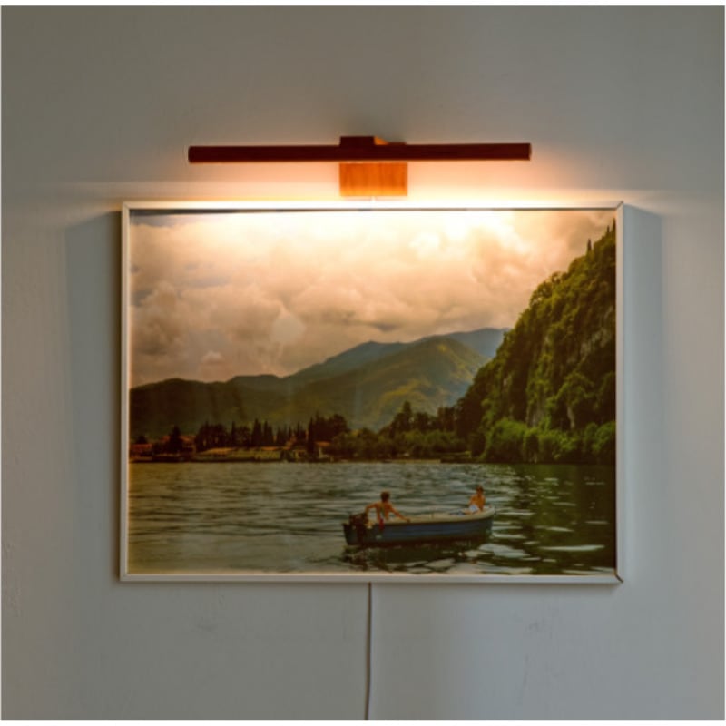 D Rising/ Wooden gallery, lighting, wall lamp