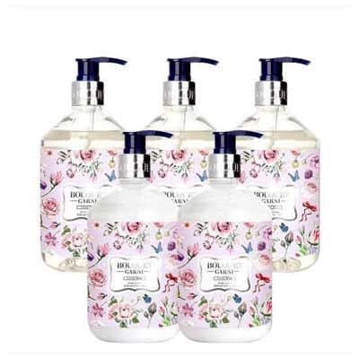 ブーケガルニラブリーローズボディウォッシュ520ml3個+ボディローション520ml2個 /ボディケ