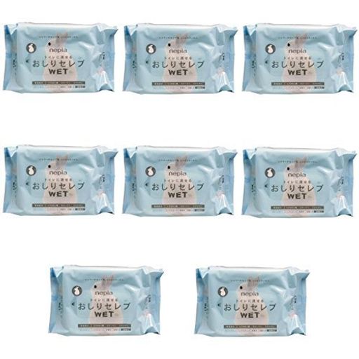 【まとめ買い】ネピア おしりセレブWET 詰替 60枚入 無香料 (8個) 5,037円