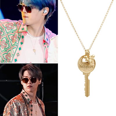 MAMA CASAR☆BTS SUGA着用☆MASTER BEE EXTRA KEY NECKLACE Qoo10] MAMA CASAR MAMA BTS SUGA着用 Mast : KPOP