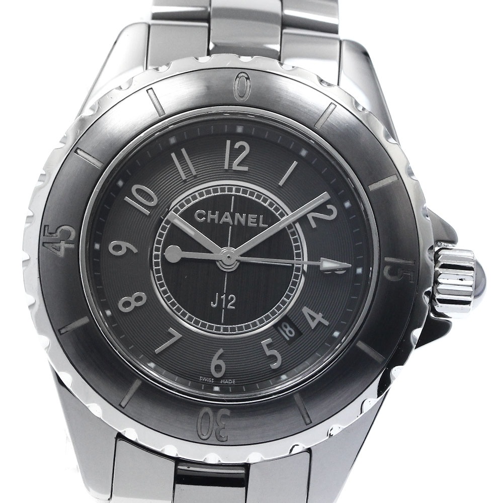 シャネル CHANEL H2978 J12 クロマティック デイト クォーツ レディース _877795【中古】