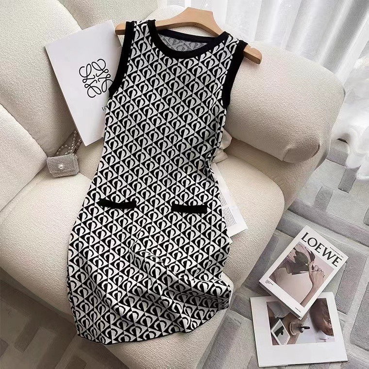 激安本物 サマーベスト ニットワンピース レディース スリム スリム ノースリーブ ウエストバッグ ヒップワン ニットワンピ Size S Myrichmondhelp Richmond Ca