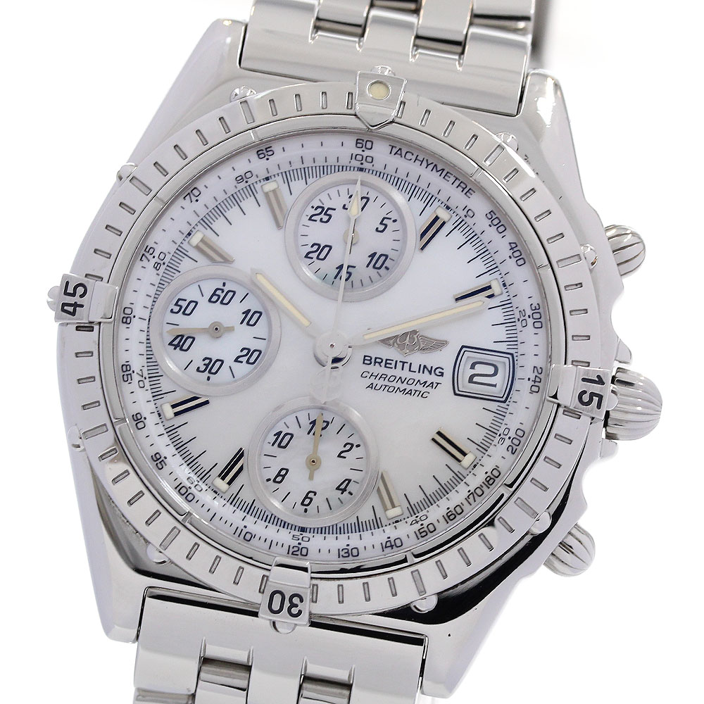 ブライトリング BREITLING A13050.1 クロノマット クロノグラフ 自動巻き メンズ _792625【中古】