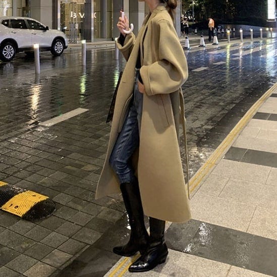 レディース コート アウター 美シルエット ロング丈 ワイドスリーブ チェスターコート ウールタッチ インスタ映え 高見え オルチャン 可愛い かわいい かっこいい カジュアル 大人 上品 lout0 6,855円